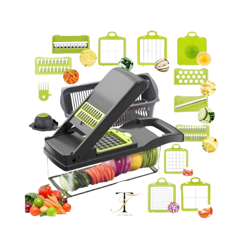 14-in-1 Vegetable Choppers and Slicer - Kitchen Appliances, Gadgets Clearance, Essentials for Cooking, Top Kitchen Gadgets, Onion Veggie & Food Chopper Dicer Onion & Potato Slicer Accessories utensils - KepiShop