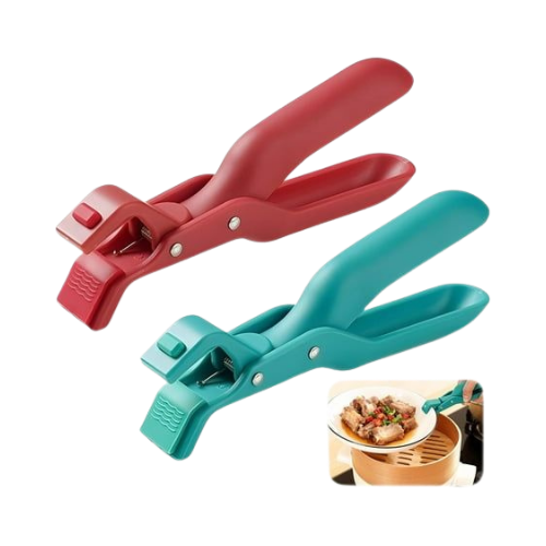 2PCS Hot Plate Grippers, Upgraded Anti-Scald Bowl Clip, Silicone Non-Slip Hot Dish Plate Holder - For Microwave Oven Cooking, Kitchen Utensil for Bowls, Pans, Dishes - KepiShop