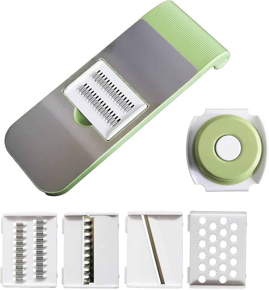 5-in-1 Stainless Steel Mandoline Slicer